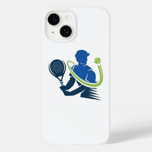 Coque Pour iPhone 14 Logo du club de tennis - Action dynamique, Style s