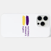 Coques Case-Mate iPhone Logo du National Woman's Party 1916 (Verso (horizontal))