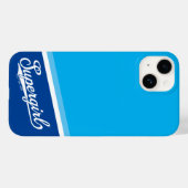 Coques Case-Mate iPhone Logo du nom étoilé Supergirl Baseball (Verso (horizontal))