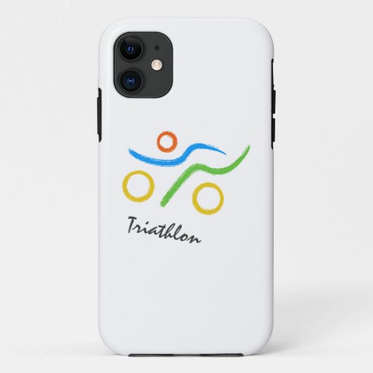Coques Case-Mate iPhone Logo du triathlon (Dos)