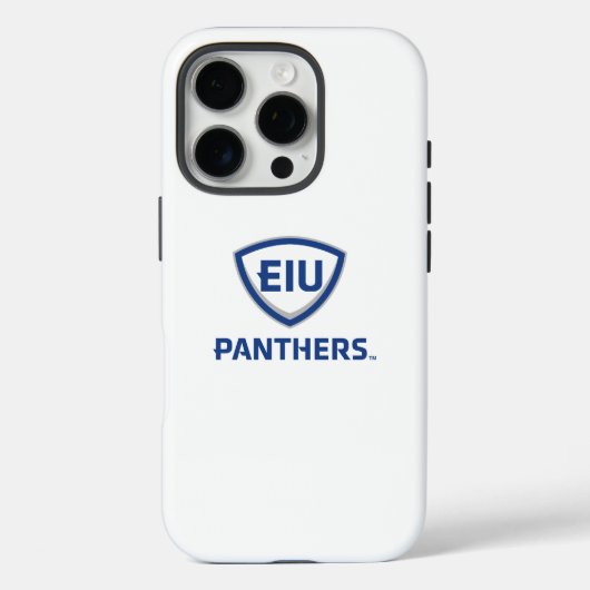Coques Case-Mate iPhone Logo Eastern Illinois Panthers Shield & Wordmark (Verso)