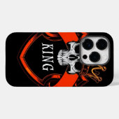 Coques Case-Mate iPhone Logo Edgy Skull pour iPhone 14 Pro Max - Unleash Y (Verso (horizontal))