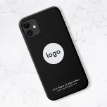 Case-Mate iPhone Case Logo Entreprise Simple Minimaliste<br><div class="desc">Logo d'entreprise coque iphone personnalisé de société. Modèle de logo simple et personnalisé.</div>