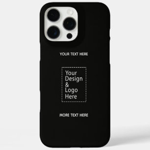 Coques iPhone 16 Pro Max Logo et conception de texte simples pour la marque