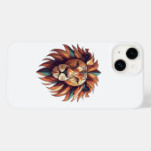Coques Case-Mate iPhone Logo Lion géométrique Tribal Couverture mobile (Verso (horizontal))