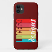 Coques Case-Mate iPhone Logo "LUCE69 DESIGNS" (Dos)