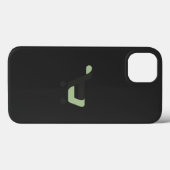 Coques Case-Mate iPhone logo noir et vert avec panier (Verso (horizontal))