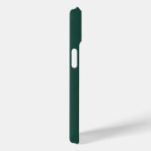 Coques Case-Mate iPhone Logo personnalisé Monogramme Vert (Verso / Droite)