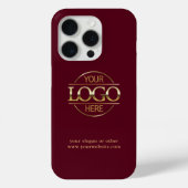 Coques Case-Mate iPhone Logo professionnel Burgundy Red Custom (Verso)