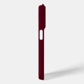 Coques Case-Mate iPhone Logo professionnel Burgundy Red Custom (Verso / Droite)