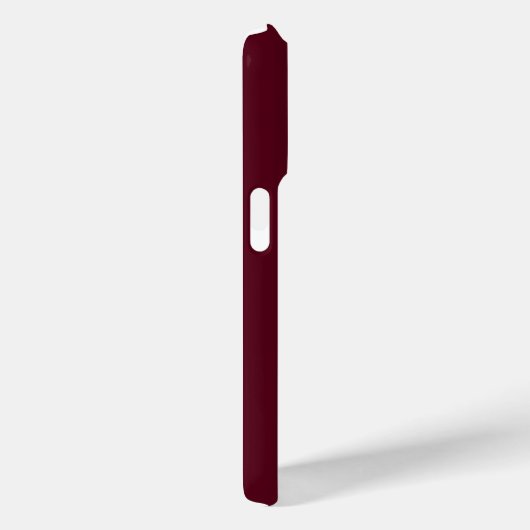Coques Case-Mate iPhone Logo professionnel Burgundy Red Custom (Verso / Droite)