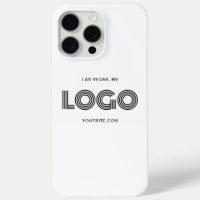 Logo rectangulaire moderne noir