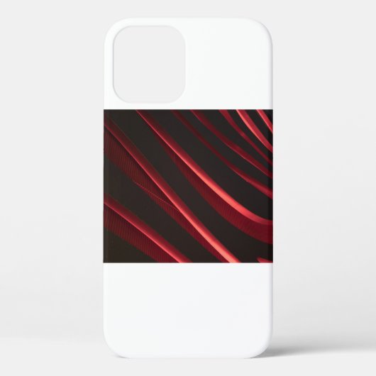Coques Case-Mate iPhone Logo rouge et noir (Verso)