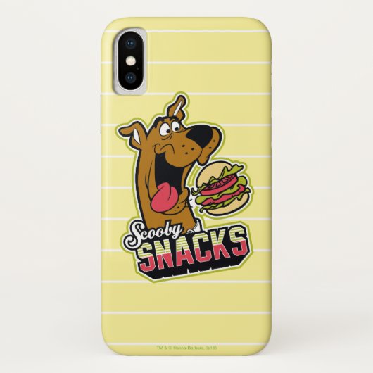 Coques Case-Mate iPhone Logo Scooby-Doo "Scooby Snacks" (Dos)