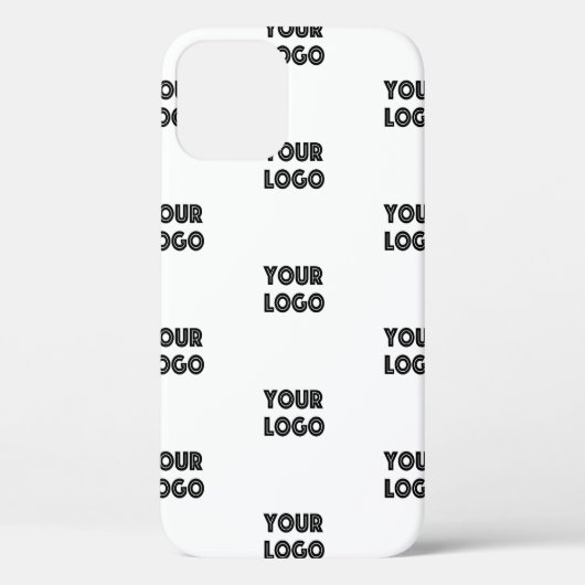 Coques Case-Mate iPhone Logo simple à répéter | Blanc (Verso)