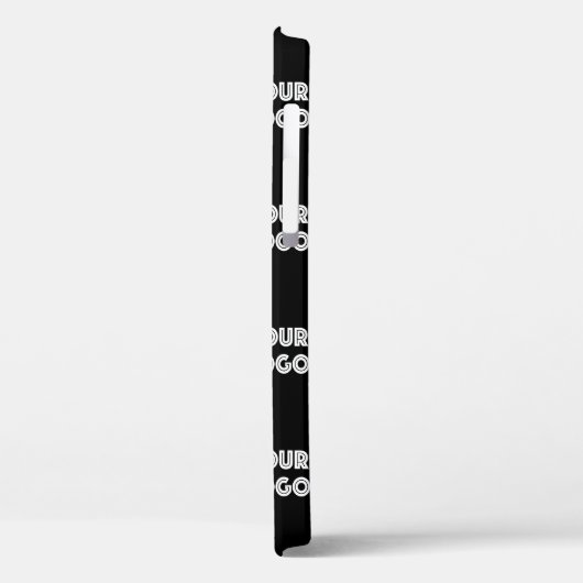 Coques Case-Mate iPhone Logo simple à répéter | Noir (Verso / Gauche)