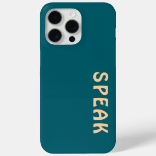 Coque iPhone 15 Pro Max Logo SPEAK