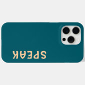 Coques Case-Mate iPhone Logo SPEAK (Verso (horizontal))