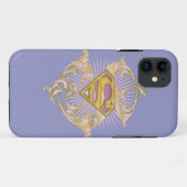 Coques Case-Mate iPhone Logo Supergirl Starbust (Dos (Horizontal))
