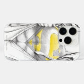 Coques Case-Mate iPhone Logo Superman de la poitrine esquissée (Verso (horizontal))
