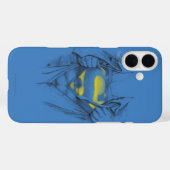 Coques Case-Mate iPhone Logo Superman de la poitrine esquissée (Verso (horizontal))