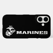 Coques Case-Mate iPhone Logo USMC - Blanc (Verso (horizontal))
