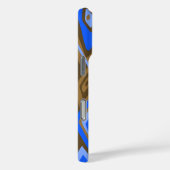 Coques Case-Mate iPhone Loin Retro Abstrait Psychédélique Brown (Verso / Droite)