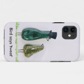 Coques Case-Mate iPhone L'oiseau dit 'tweet' (Dos (Horizontal))