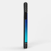 Coques Case-Mate iPhone L'Oklahoma a balayé le drapeau en métal (Dos/Droite)