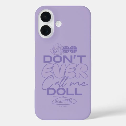 Coques Case-Mate iPhone Lola "Ne m'appelle jamais poupée" (Verso)