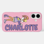Coques Case-Mate iPhone Lola TUNE SQUAD™ Varsity Heart (Verso (horizontal))