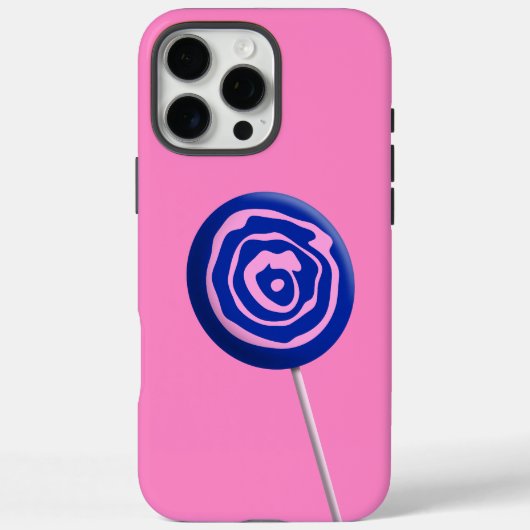 Coques Case-Mate iPhone Lollipop rose 3D (Verso)