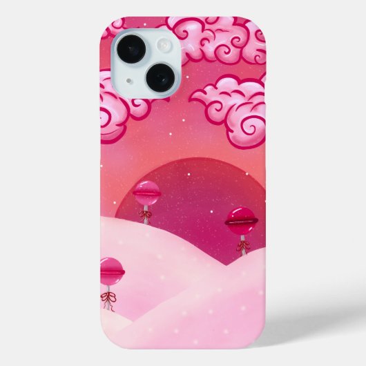 Coques Case-Mate iPhone Lollipops et beaux nuages (Verso)