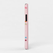 Coques Case-Mate iPhone Lollypop blanc rose (Dos/Droite)