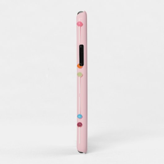 Coques Case-Mate iPhone Lollypop blanc rose (Dos/Droite)