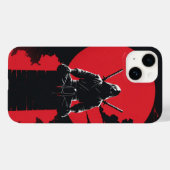 Coques Case-Mate iPhone L'ombre de la lune Crimson (Verso (horizontal))