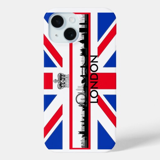 Coques Case-Mate iPhone London Skyline Union Jack Indicateur iPhone 6 Plus (Verso)