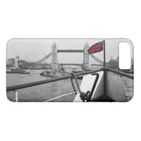 London Tower Bridge 1890's Colorsplash Union Jack