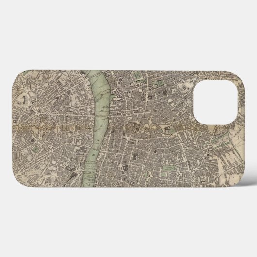 Coques Case-Mate iPhone Londres 1843 (Verso (horizontal))