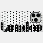 Coques Case-Mate iPhone Londres Love Noir et Blanc Style iPhone couverture (Verso (horizontal))