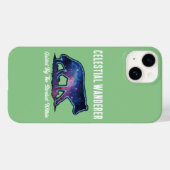 Coques Case-Mate iPhone Lone Galaxy Wolf Silhouette (Verso (horizontal))