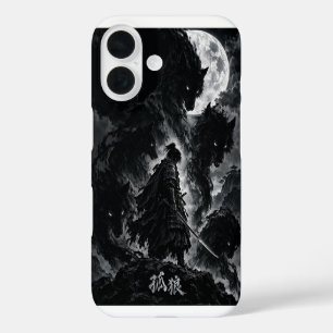 Coques iPhone 16 Lone Wolf Samurai – Ronin de l'Ombre Art Japonais