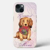 Coques Case-Mate iPhone Longue Dachshund Heart Maman (Verso)