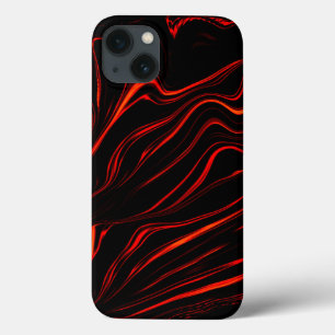 Case-Mate iPhone Case Longue trace rouge dans le fond noir