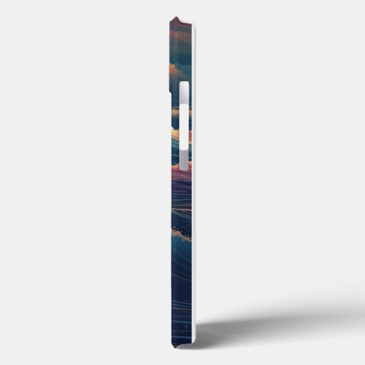 Coques Case-Mate iPhone longueur d'onde rouge et orange (Verso / Gauche)