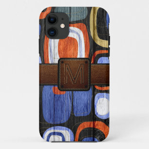 Coque Case-Mate Pour iPhone Look en cuir Brown bois