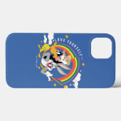Coques Case-Mate iPhone LOONEY TUNES™ - Badge de fierté Aimez-Vous (Verso (horizontal))