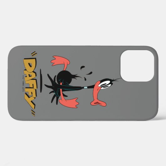 Coques Case-Mate iPhone LOONEY TUNES™ Rires rétro | DAFFY DUCK™ (Verso (horizontal))