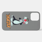 Coques Case-Mate iPhone LOONEY TUNES™ Rires rétro | SYLVESTER™ (Verso (horizontal))