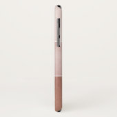 COQUES Case-Mate iPhone L'OR ROSE MINIMAL ÉLÉGANT ROUGISSENT LES BANDES DE (Dos/Gauche)